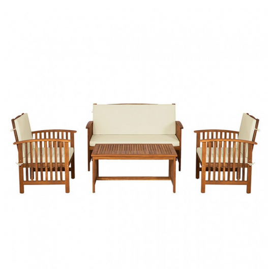 KYUSHU 4 PC. PATIO SET BIEGE