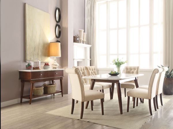 Gasha 7pc Dining Table Set